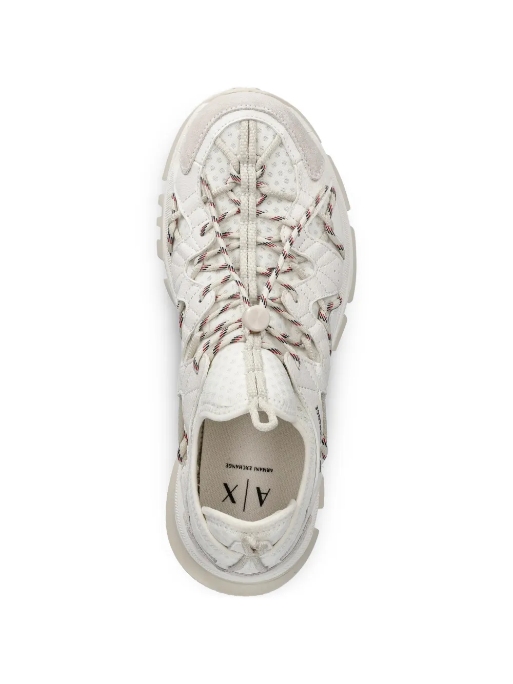 Exchange lace-up panelled sneakers