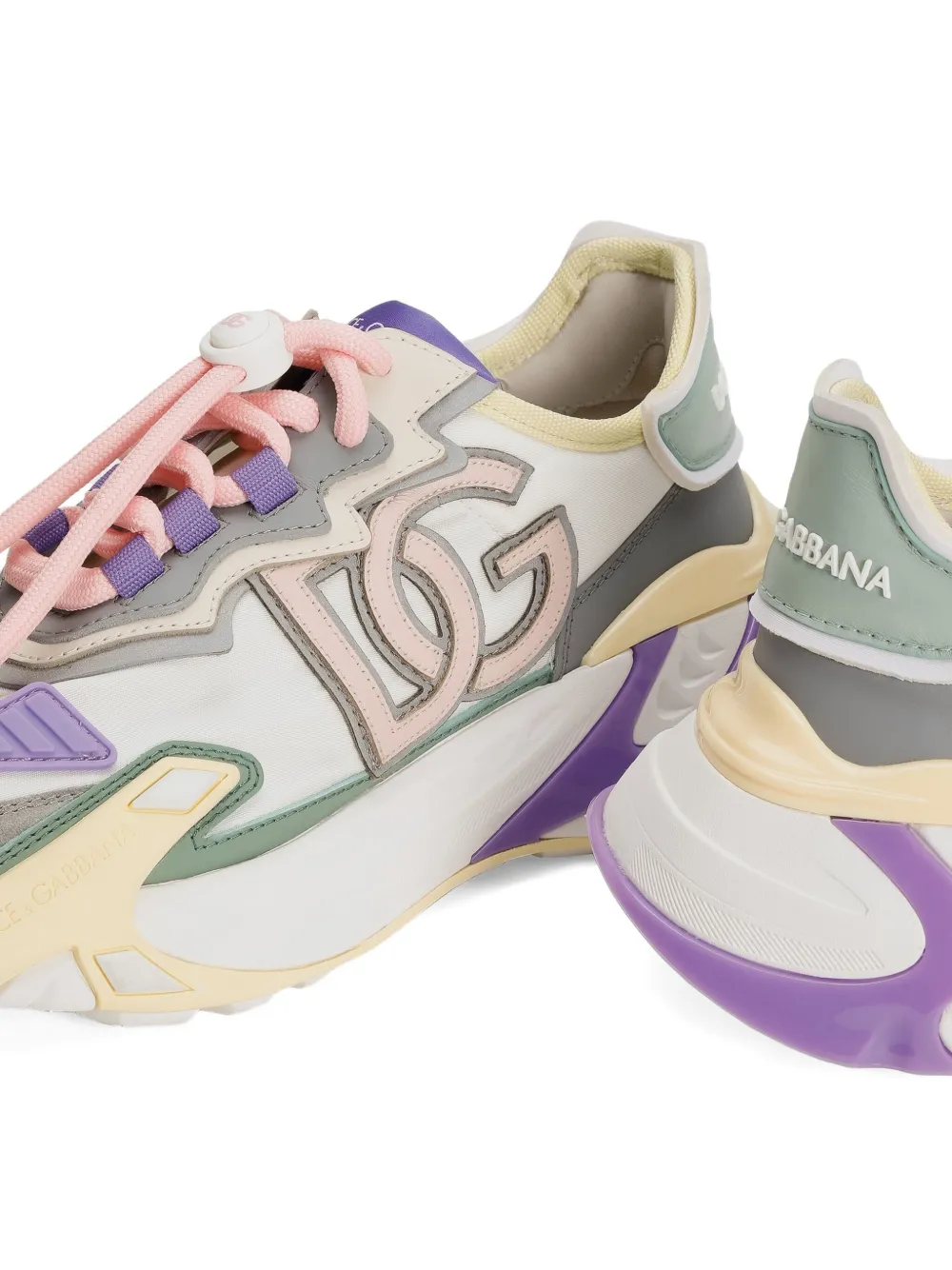 logo-patch chunky sneakers