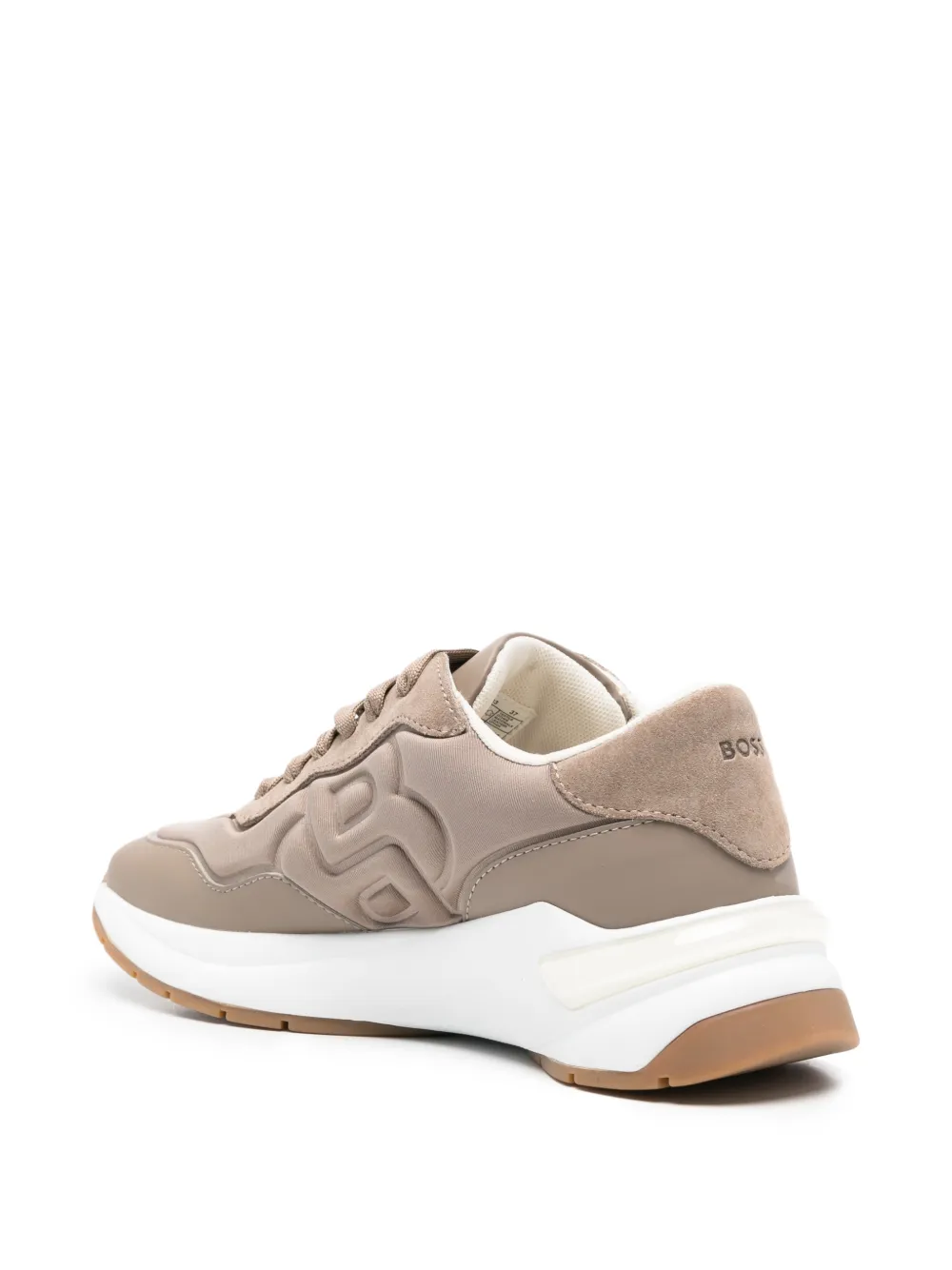 embossed sneakers