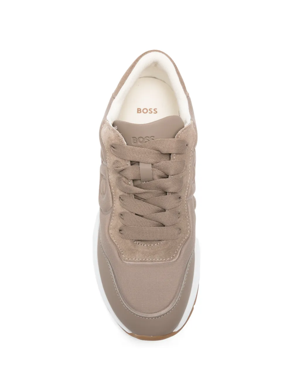 embossed sneakers