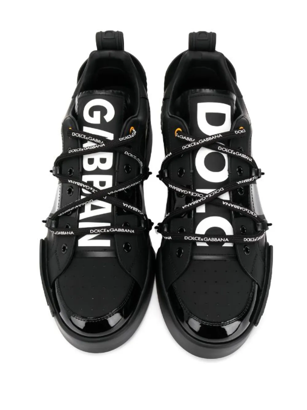 Portofino patent leather sneakers