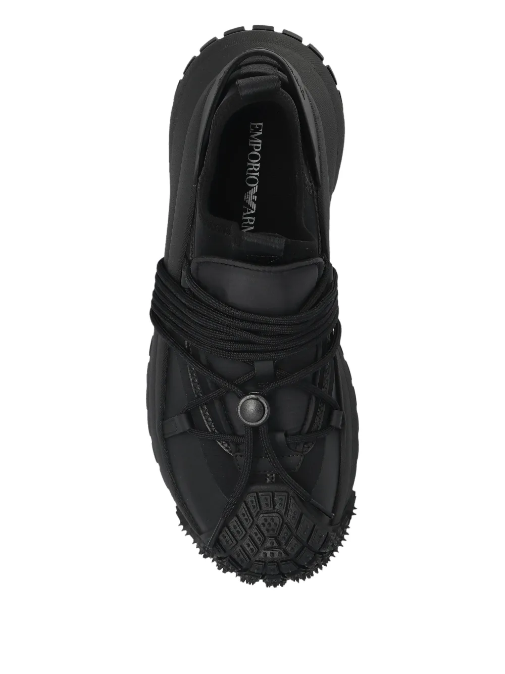 lace-up studded sneakers