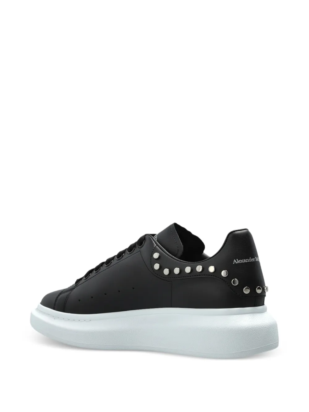 Oversized leather sneakers