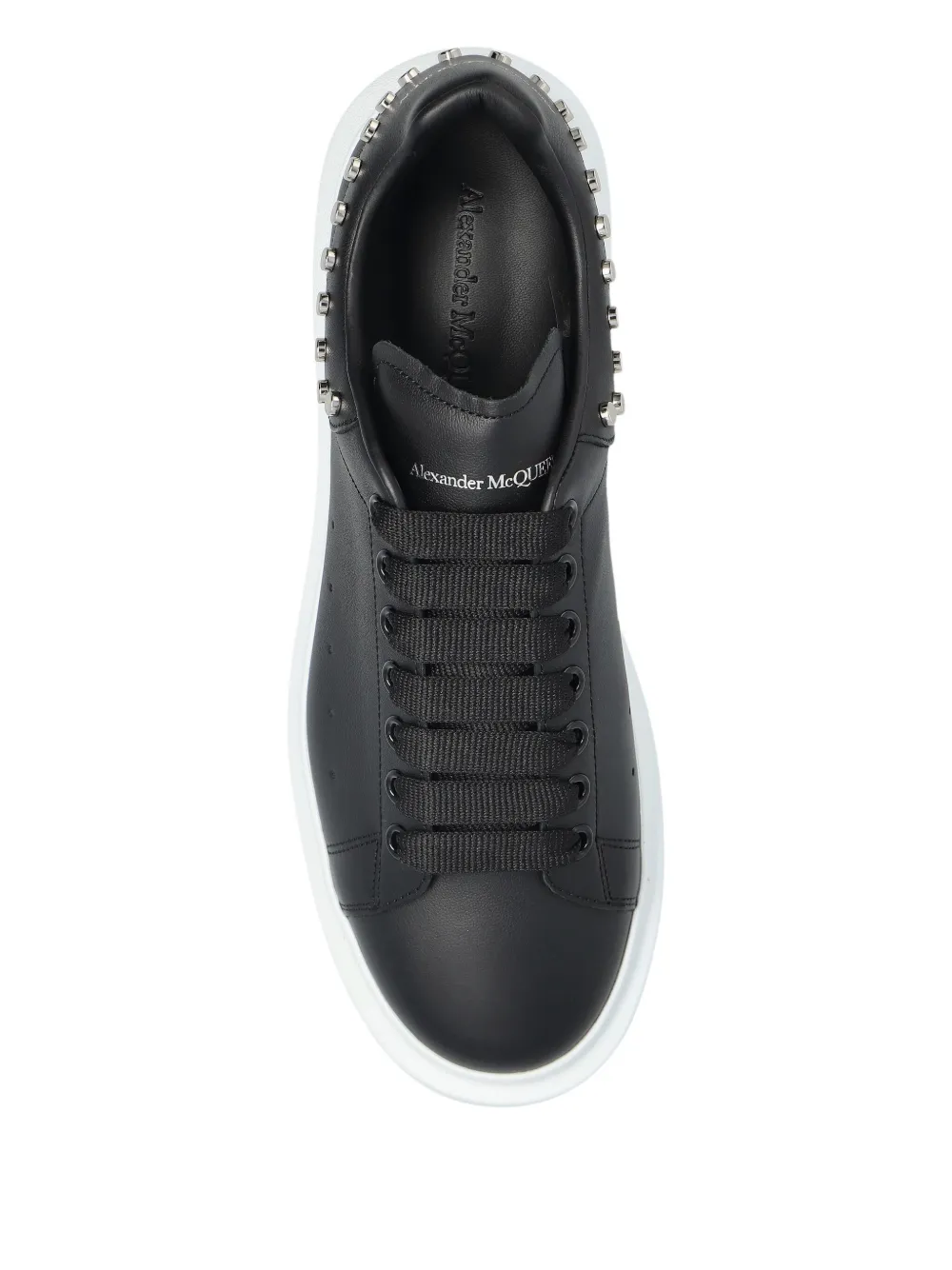 Oversized leather sneakers