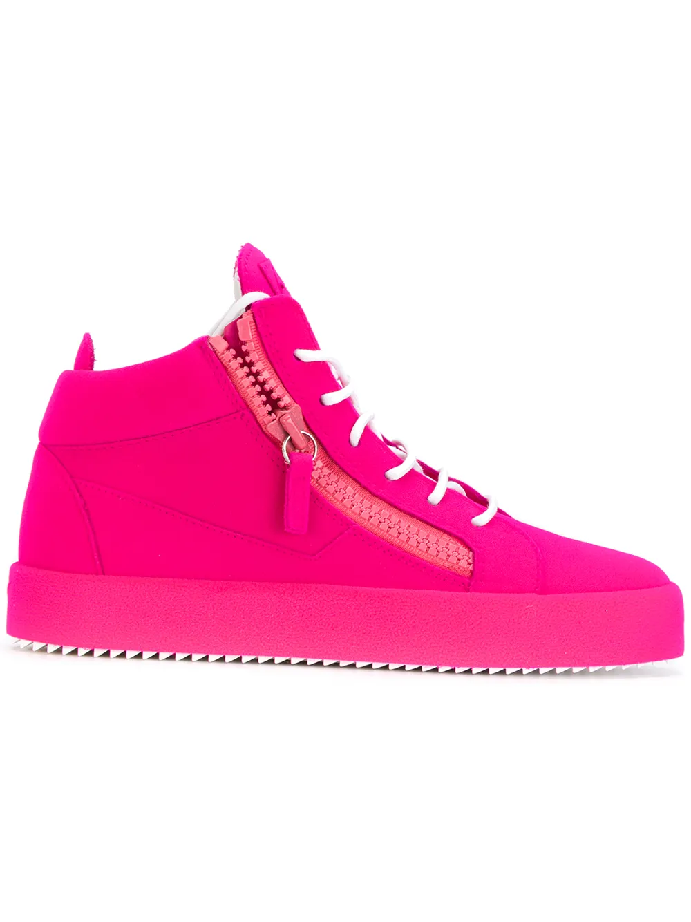 The Unfinished hi-top sneakers
