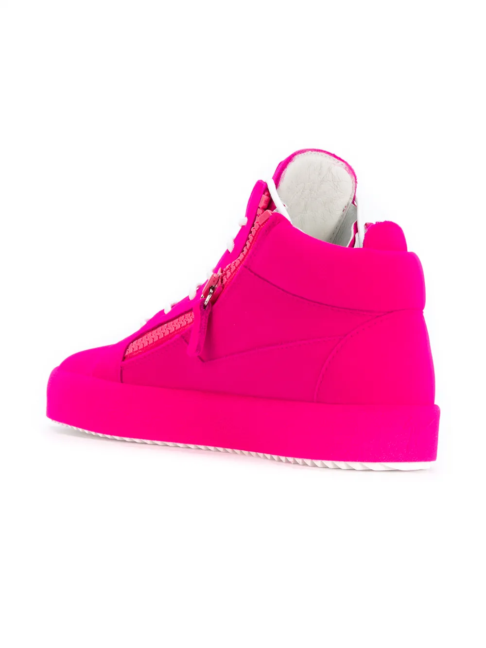 The Unfinished hi-top sneakers