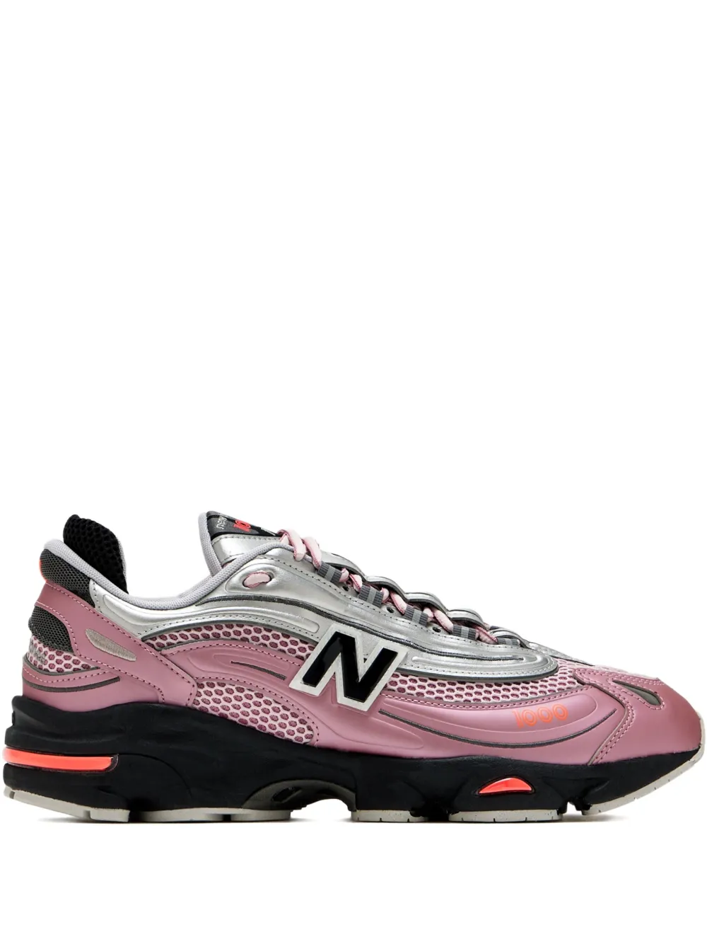 1000 metallic lace-up sneakers