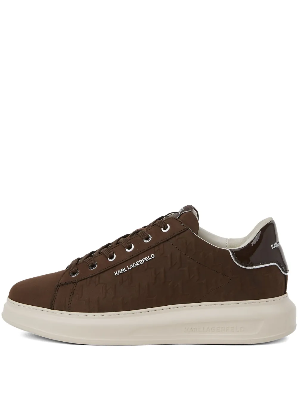 Kapri monogram embossed sneakers
