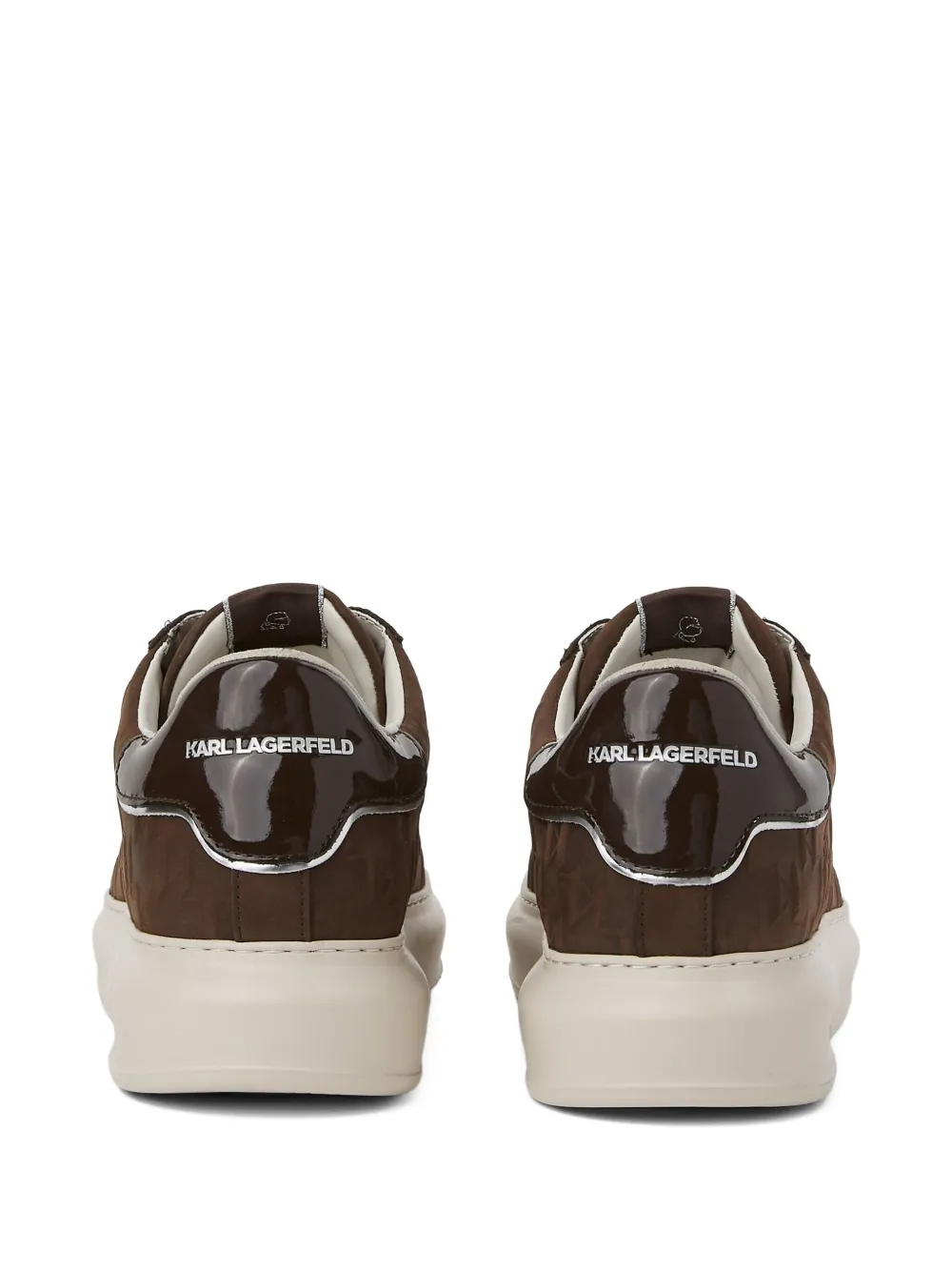 Kapri monogram embossed sneakers