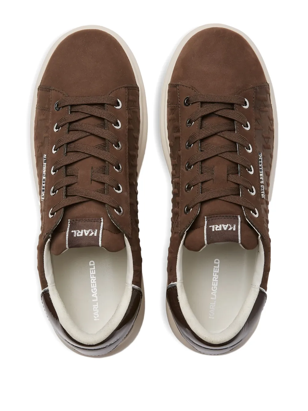 Kapri monogram embossed sneakers