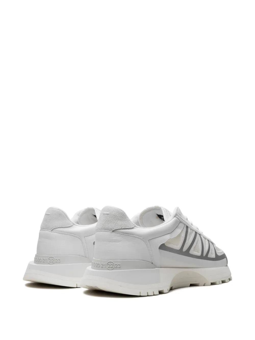 50-50  "White/Grey" sneakers
