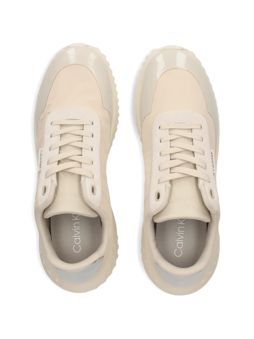 panelled sneakers