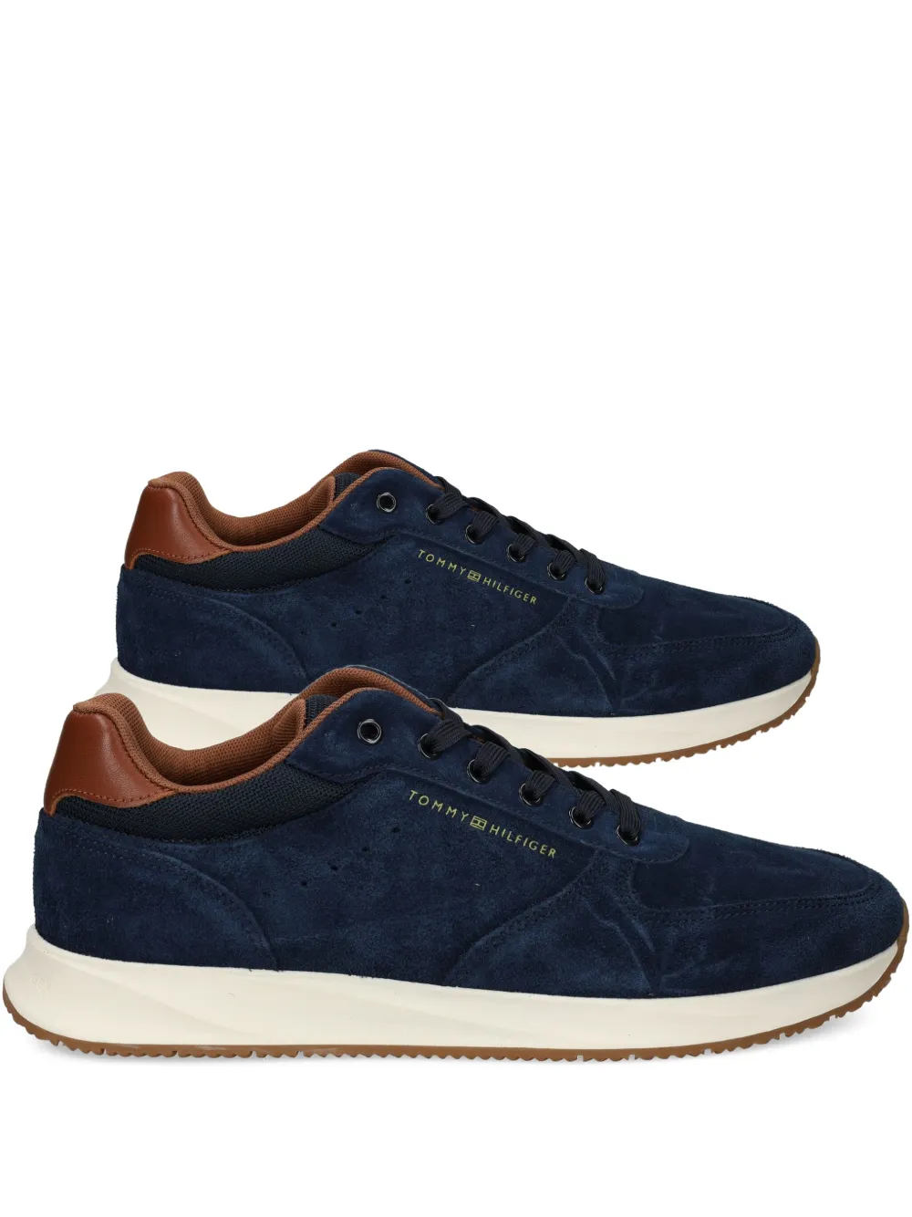 suede-leather sneakers