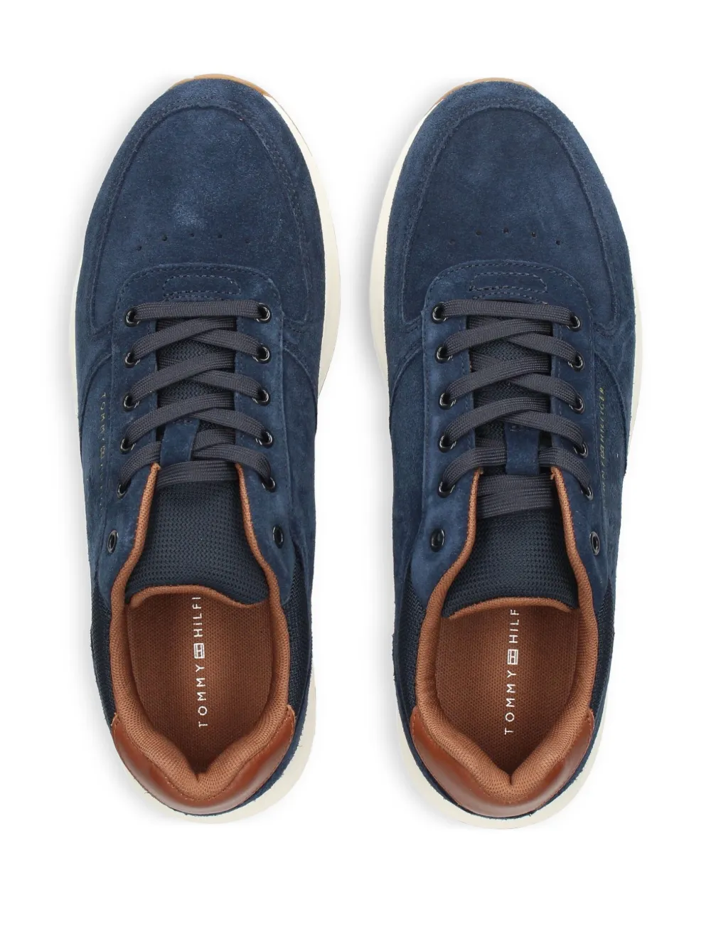 suede-leather sneakers