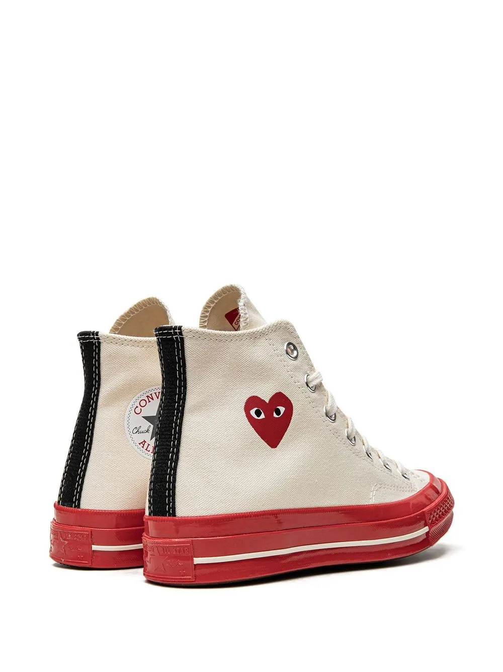 x CdG Play Chuck 70 High "Pristine Red" sneakers