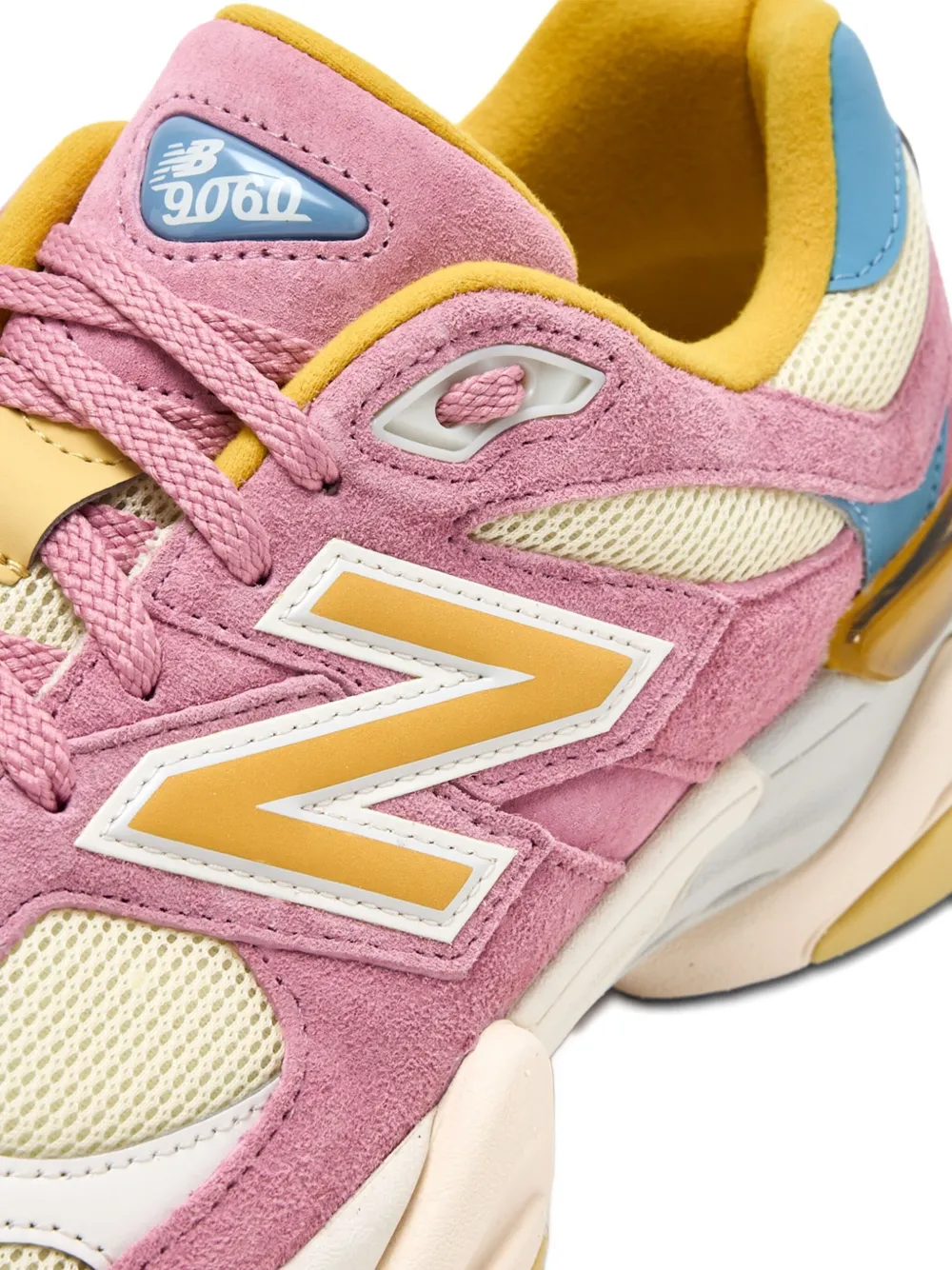 9060 "pink taffy/calcium" sneakers