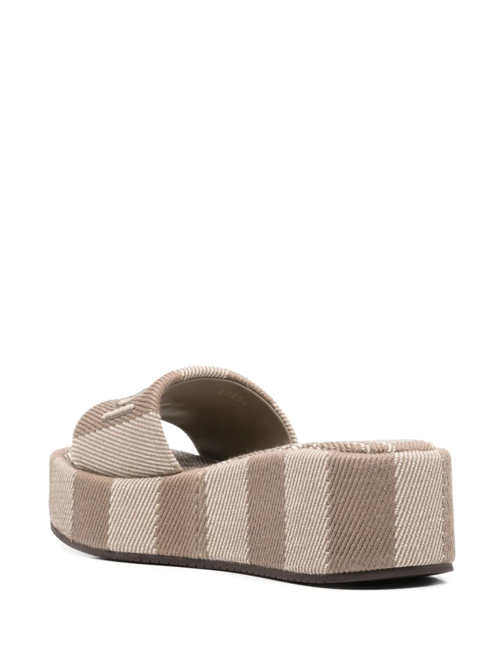 logo-embroidered slides