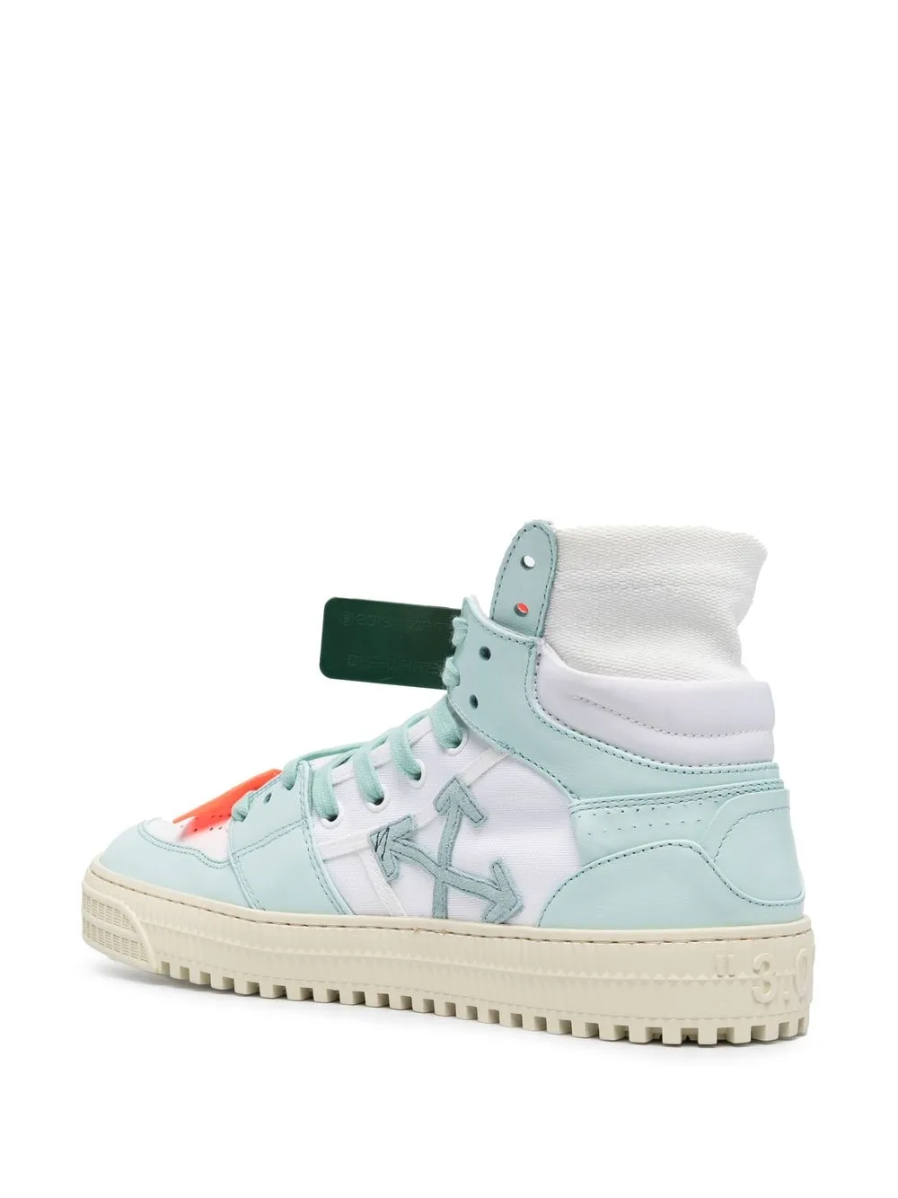 Zip-Tie lace-up sneakers