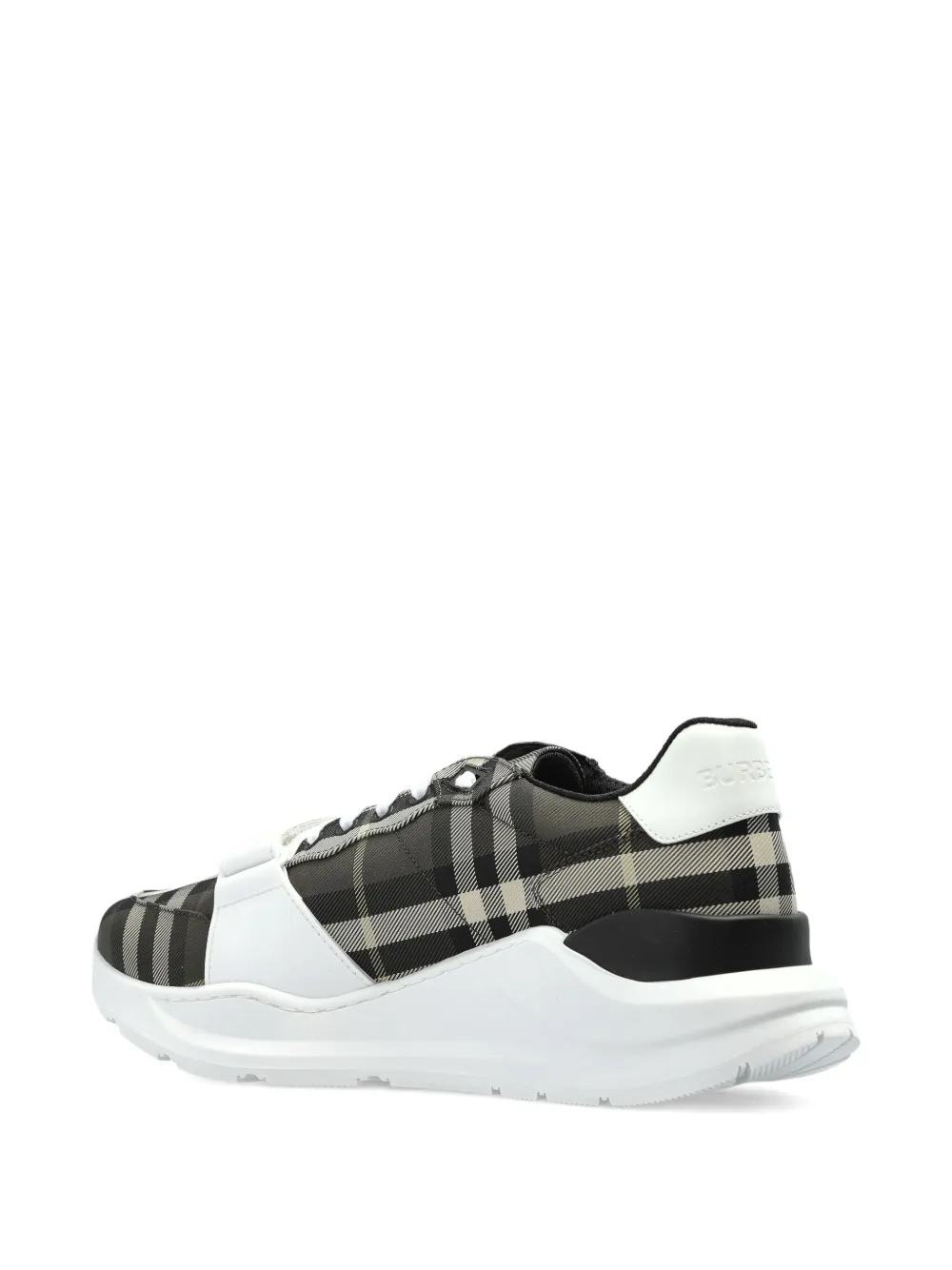 Checked strap sneakers